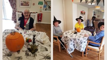 Halloween party at Springwater Lodge